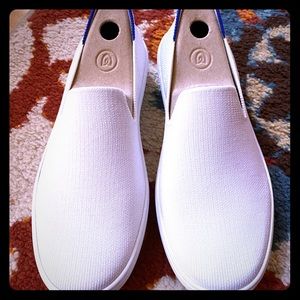 Rothy’s “The Sneaker” in bright white